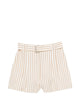 Iro Anemone Striped Cotton Shorts