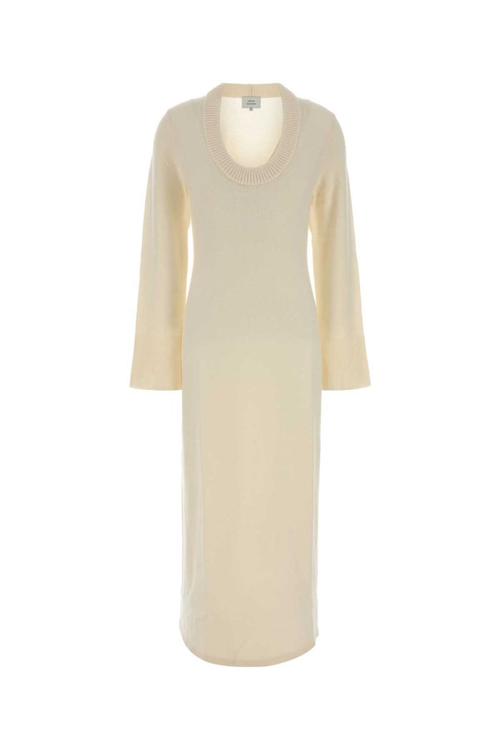 Loulou De Saison Ivory Wool Blend Ari Dress