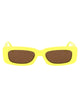 The Attico Lemon Acetate Sunglasses