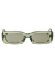 The Attico Acetate Green Gold Sunglasses