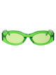 The Attico Acetate Green Sunglasses