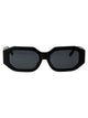 The Attico Black Acetate Sunglasses
