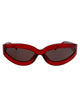 The Attico Red Acetate Sunglasses