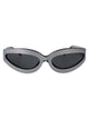 The Attico Silver Acetate Sunglasses