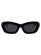 The Attico Black Acetate Sunglasses