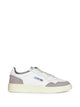 Autry White Cement Cow Leather Rubber Sneakers