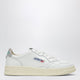 Autry Medalist Low Sneakers In White/Cloud Grey Leather And Suede