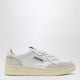 Autry Medalist Low White Leather And Suede Sneakers