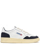 Autry White Leather Medalist Low