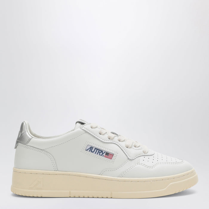 Autry Medalist White/Silver Sneakers