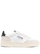 Autry Medalist Low Wom Leat/Suede Wht/B
