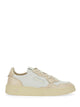 Autry White/Light Pink Medalist Sneakers