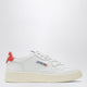 Autry Medalist Low Sneakers In White And Orange