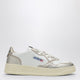 Autry Medalist Low White/Platinum Leather Sneakers