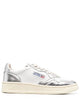 Autry "Medalist Low" Mirror Leather Sneakers