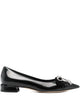 Jimmy Choo Auria Leather Ballet Flats