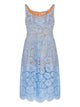 Self-Portrait Floral Lace Midi Dress