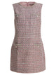 Self-Portrait Mini Bouclé Dress