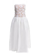 Self-Portrait White Polyester Dress