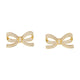 Self-Portrait Crystal Bow Earrings