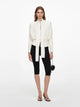 Self-Portrait Tie Neck Jersey Top