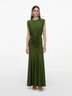 Self-Portrait Jersey Gathered Maxi Dress