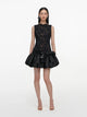 Self-Portrait Lace Bubble Hem Mini Dress