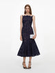 Self-Portrait Spiral Lace Midi Dress