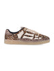 Amiri Amiri Leopard Pacific Bones Low-Top Woman's Sneakers