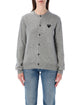 Comme Des Garçons Play Cardigan Black Heart Patch