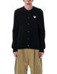 Comme Des Garçons Play Round-Neck White Emblem