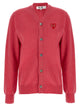 Comme Des Garçons Play 'Double Red Emblem' Cardigan