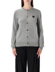 Comme Des Garçons Play Comme Des Garçons Play Wool Cardigan With Crystal Heart