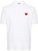 Comme Des Garçons Play Tshirt Red Emblem