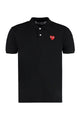 Comme Des Garçons Play Cotton-Piqué Polo Shirt