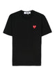 Comme Des Garçons Play Tshirt Red Emblem Knit