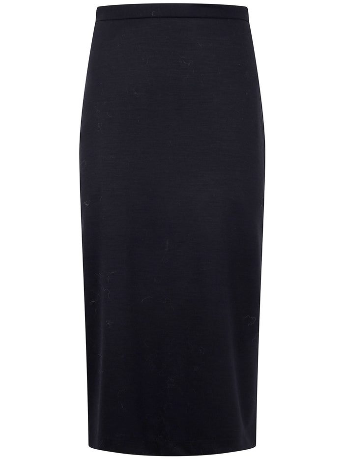 Harris Wharf London Women Midi Skirt Superfine Merino