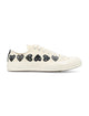 Comme Des Garçons Converse Multi Heart Low Top