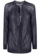 Ann Demeulemeester "Nies" Comfort Sweater With Deep V-Neck On Back