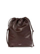Ann Demeulemeester "Philippa" Large Soft Bucket Bag With Chains