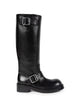 Ann Demeulemeester "Arwa" Engineer High Boots With Buckles