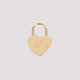 Celine Gold Brass I Love Celine Padlock