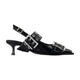 Ganni Feminine Buckle Box Pumps