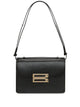 Victoria Beckham Black Foldover Top Bag