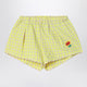 Bobo Choses Yellow Shorts In Vichy Fabric