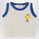 Bobo Choses Flying Oranges White And Blue Tank Top