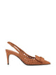 Sergio Rossi Leather Slingback Pumps