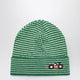Bobo Choses Green/White Striped Race Car Beanie
