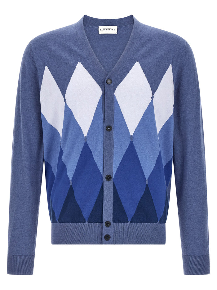 Ballantyne Cardigan Argyle