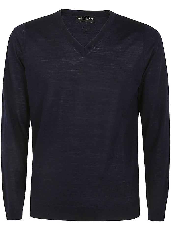 Ballantyne V Neck Slim Fit Pullover